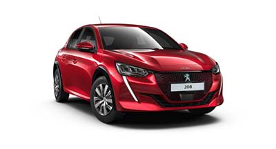 Peugeot E 208 - Available In Elixir Red